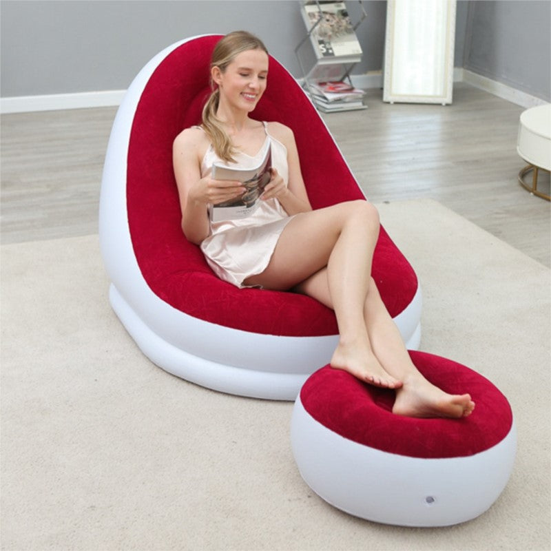 Silla Sofá Inflable Reposapiés Sillón